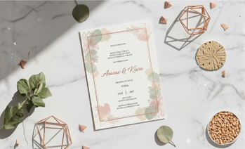 Luxury Foil Stamped Wedding Cards